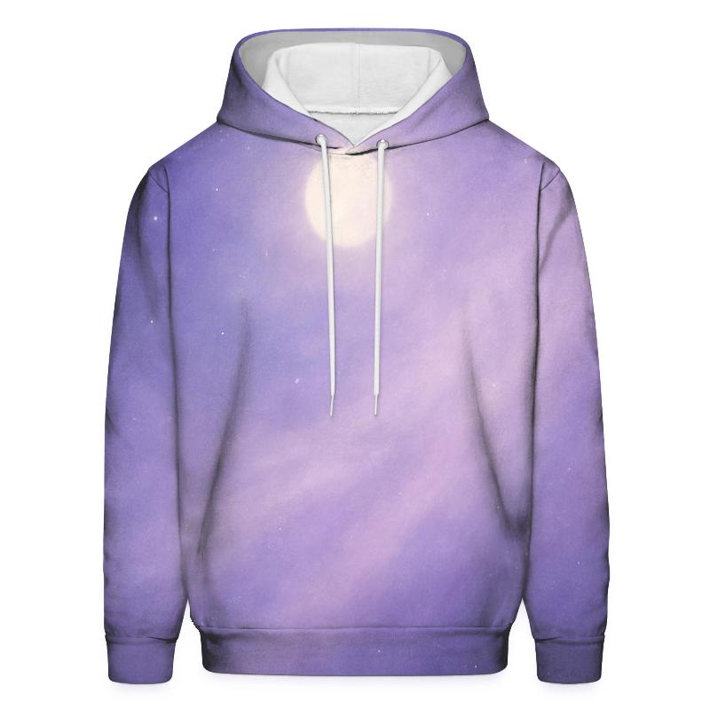 Moonlit Lavender Veil lightweight hoodies