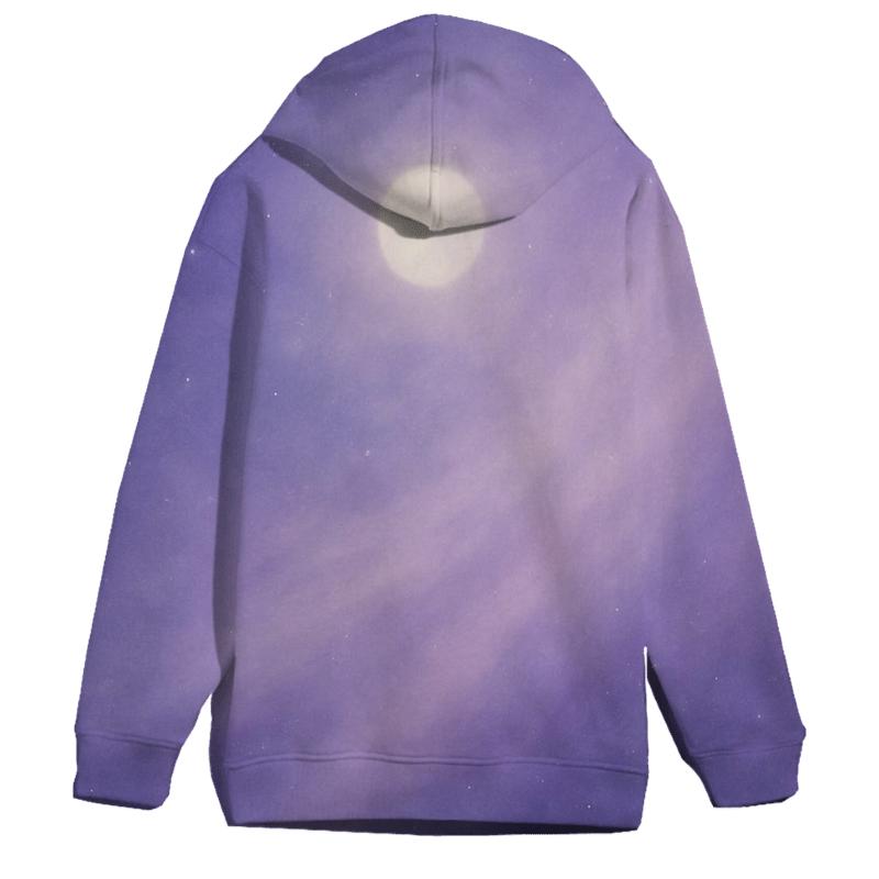 Moonlit Lavender Veil lightweight hoodies