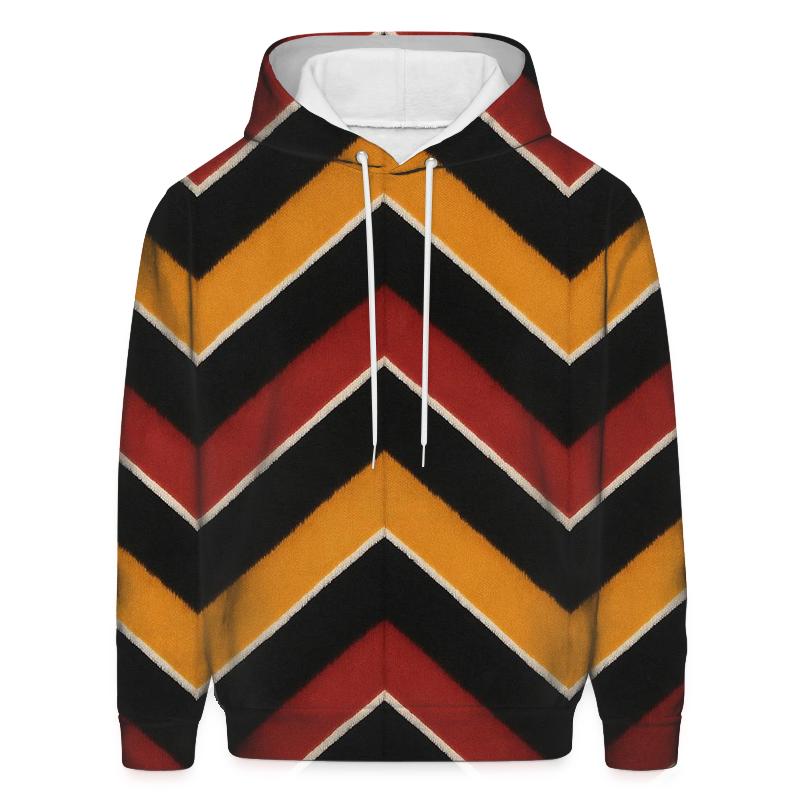 Chevron Accordion Meteor Steps graphic hoodies