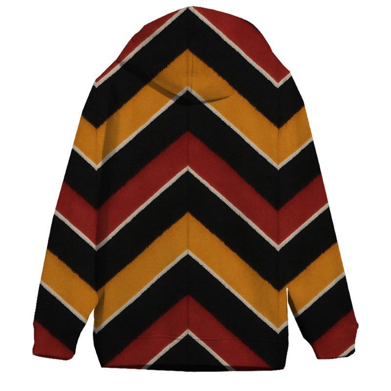 Chevron Accordion Meteor Steps graphic hoodies