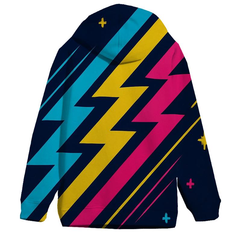 Arcade Cabinet Side Art Stripes heavyweight hoodies