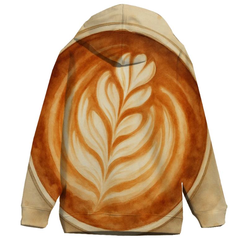 Latte Whirlpool Bloom premium hoodies