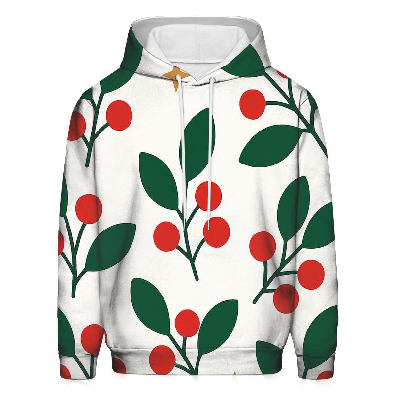 Mistletoe Dot Constellation embroidered hoodies