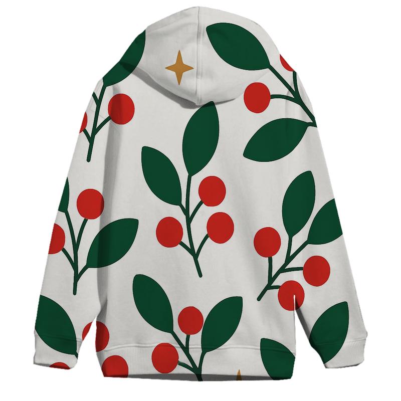 Mistletoe Dot Constellation embroidered hoodies