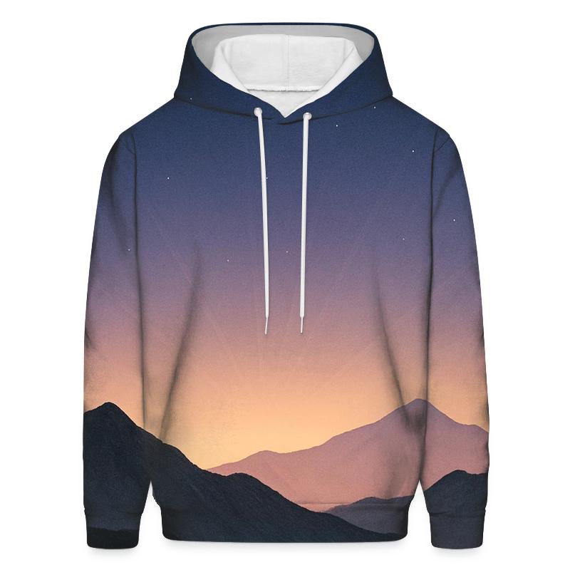 Mountain Dawn Silence custom hoodies
