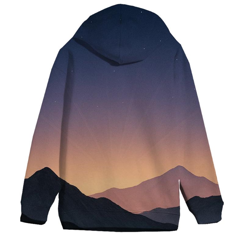 Mountain Dawn Silence custom hoodies