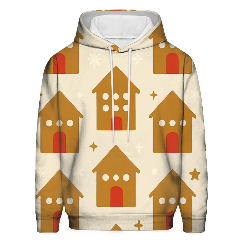 Gingerbread Tile Geometry custom hoodies