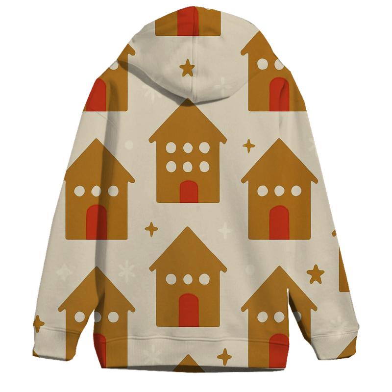 Gingerbread Tile Geometry custom hoodies