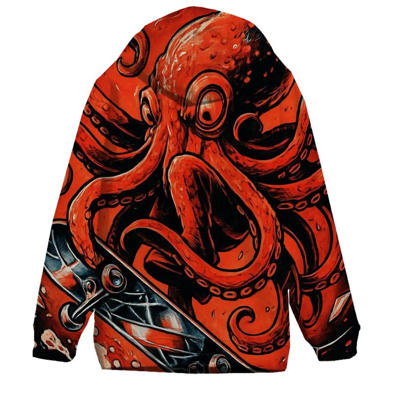Mirrored Skate Kraken custom hoodies