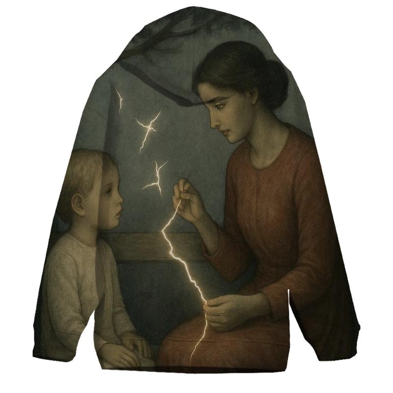 The Unseen Seamstress Who Mends What No One Sees custom hoodies