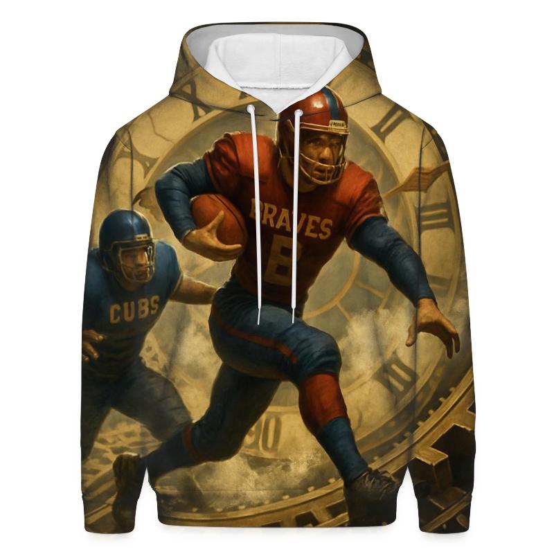 Clockwork Stadium Arena Inside A Giant Watch embroidered hoodies