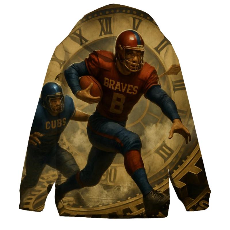 Clockwork Stadium Arena Inside A Giant Watch embroidered hoodies