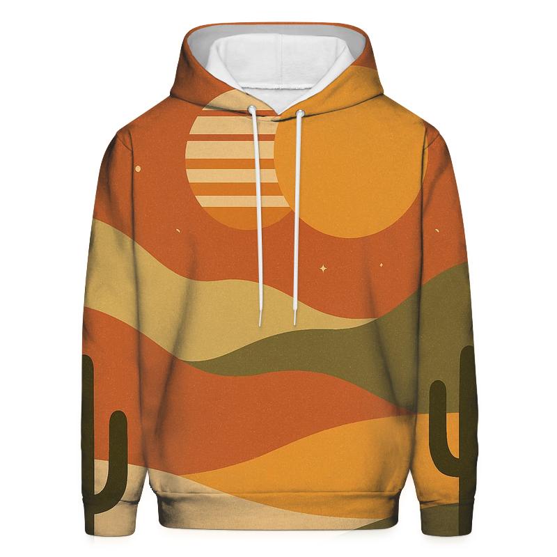 Desert Horizon Double Sun hoodies fashion