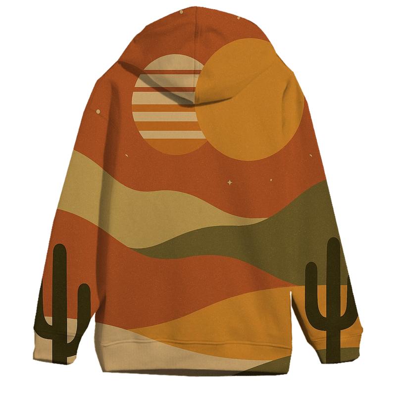 Desert Horizon Double Sun hoodies fashion