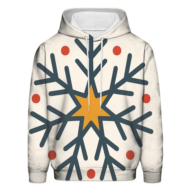 Reindeer Antler Starburst printed hoodies