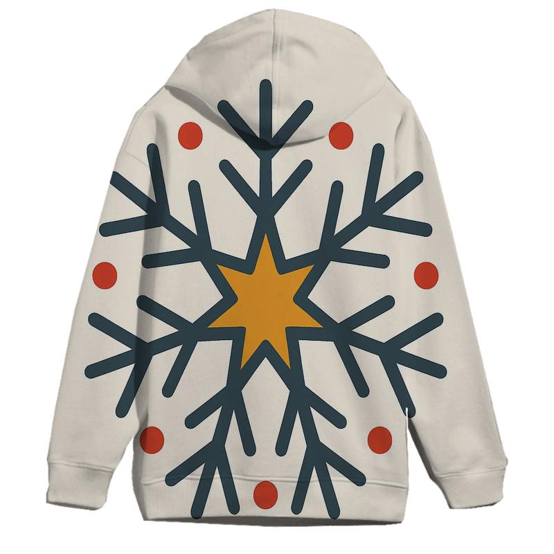 Reindeer Antler Starburst printed hoodies