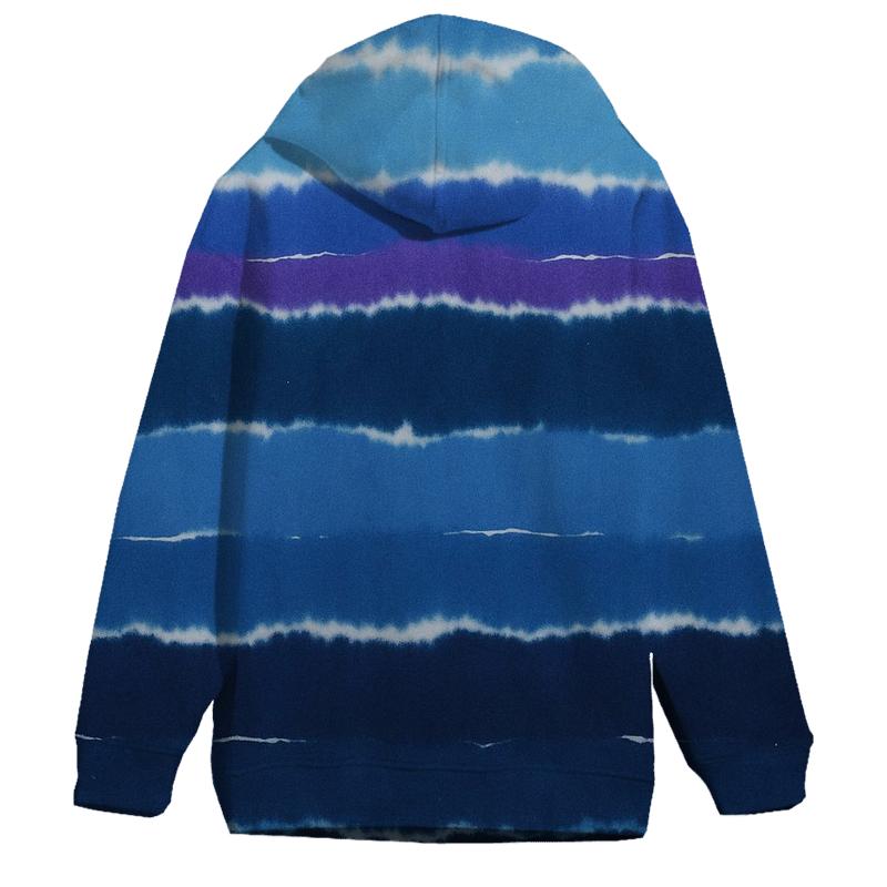 Horizon Stripe Deep Space Layers printed hoodies