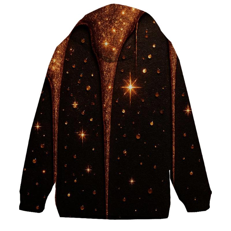 Copper Bronze Meteor Drips pullover hoodies