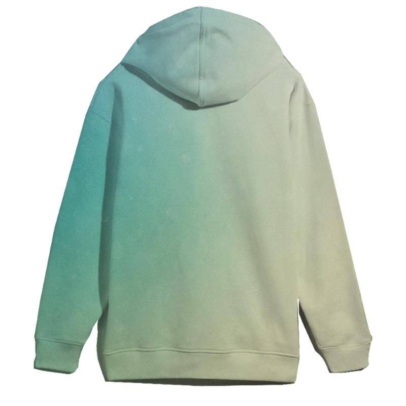 Prismatic Rain Mist Blend printed hoodies