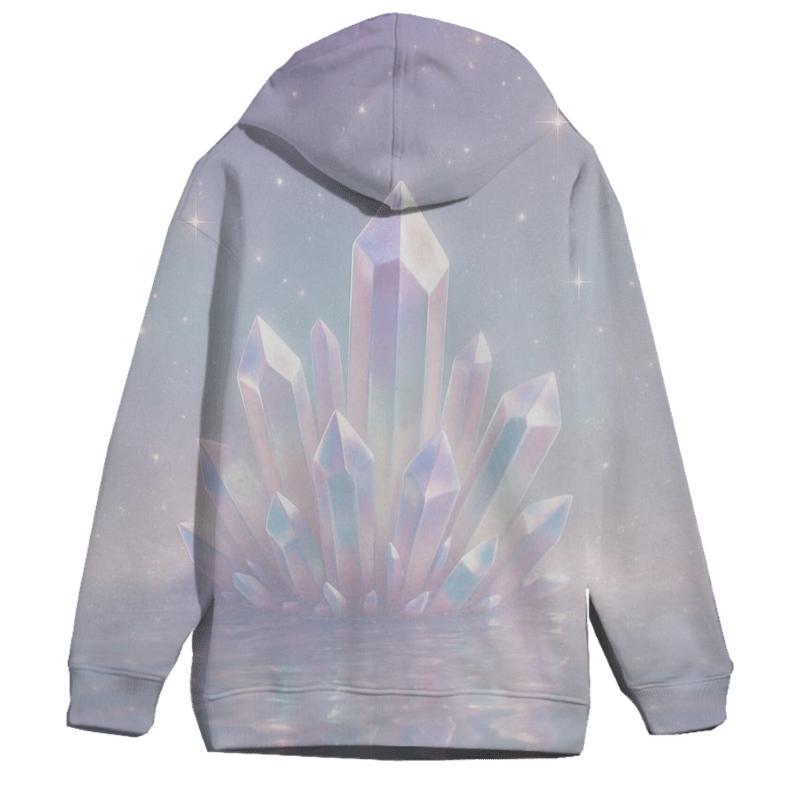 Pastel Shimmer Crystal Lagoon pullover hoodies
