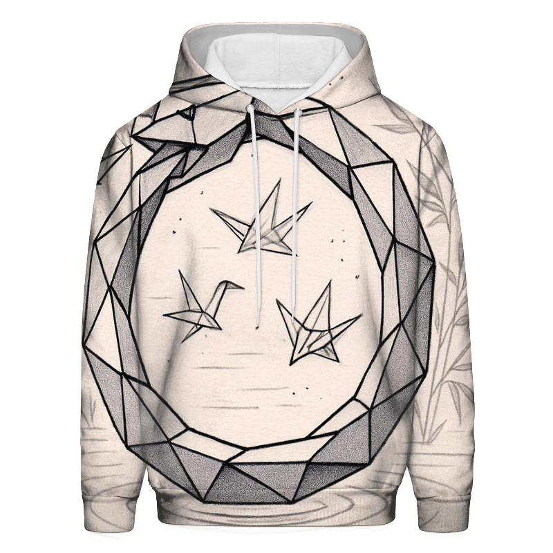 Paper Crane Ouroboros Loop hoodies fashion