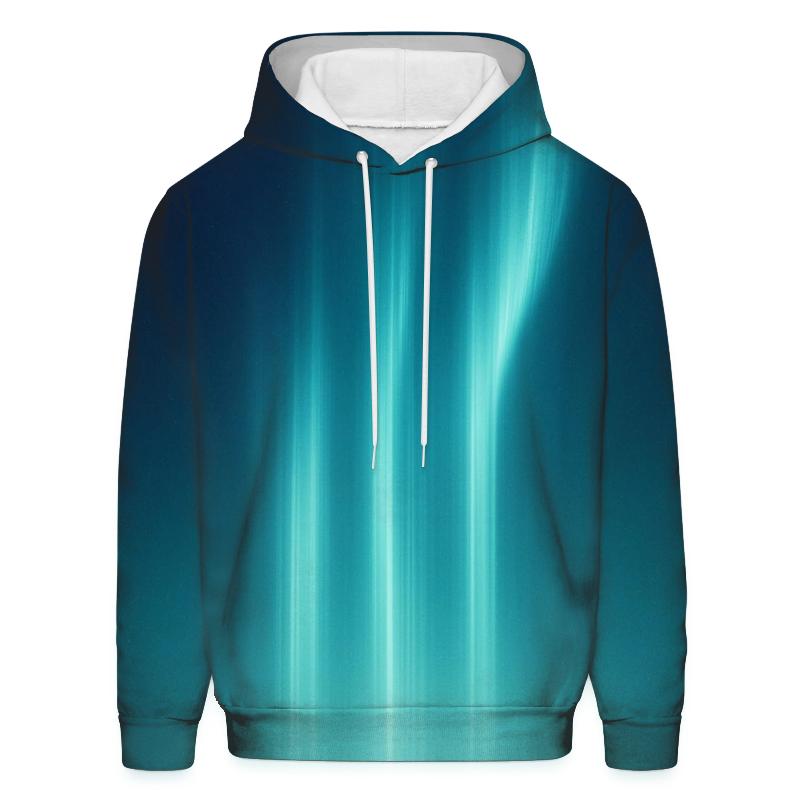 Cobalt Aurora Ribbonfall custom hoodies