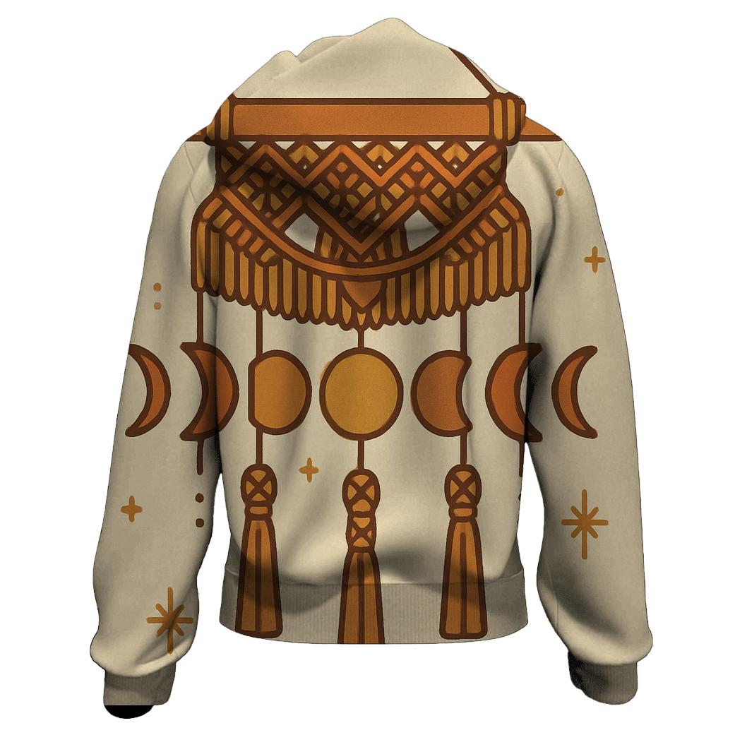 Macrame Moon Phases Wall Art custom hoodies