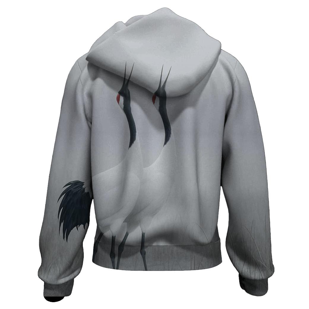 Mistline Chorus Red Crowned Crane hoodie styles