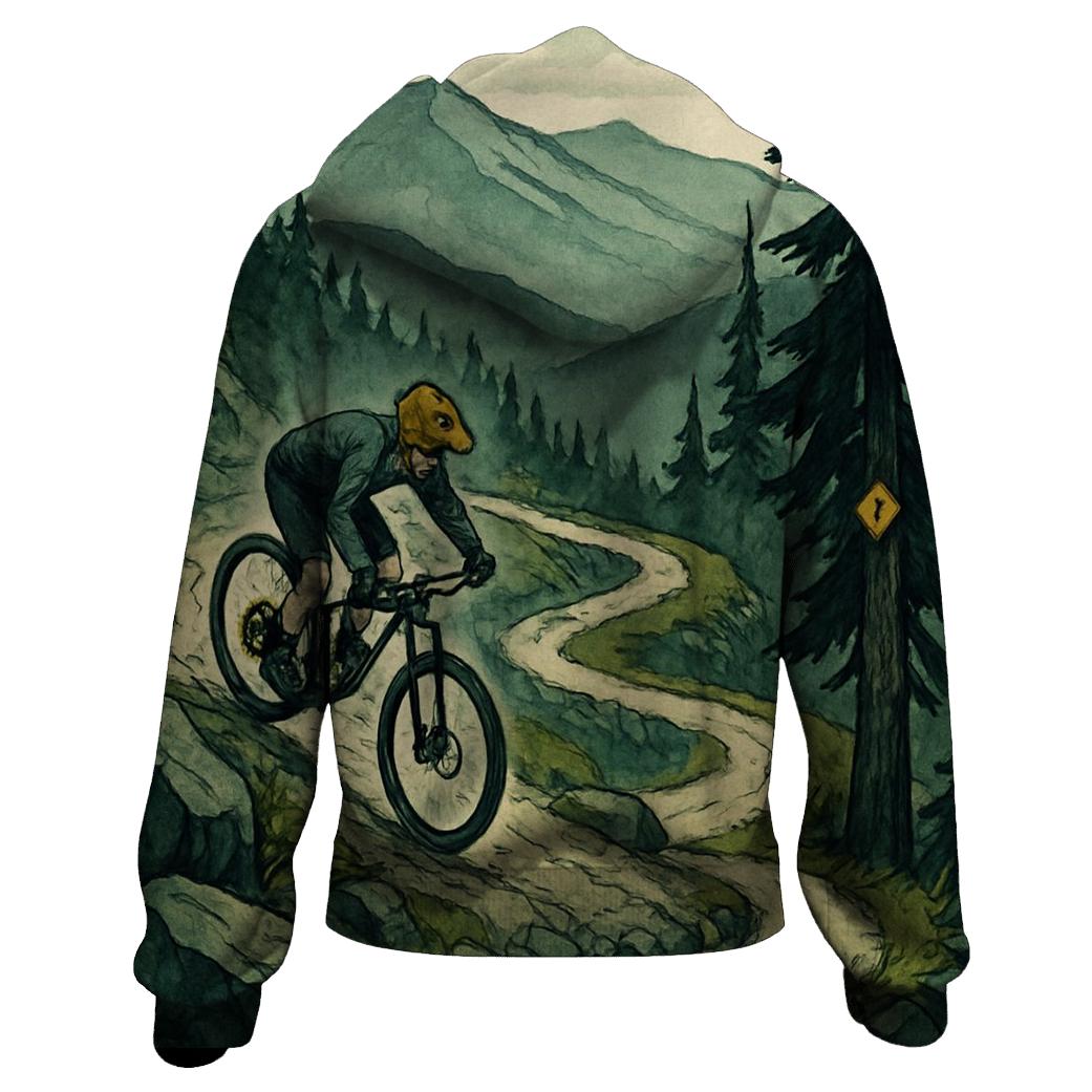 Mountain Bike Switchback Skyline heavyweight hoodies