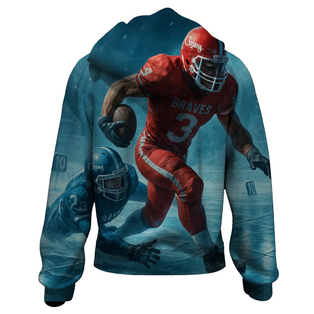 Frozen Ninth Inning River Ice Battlefield graphic hoodies
