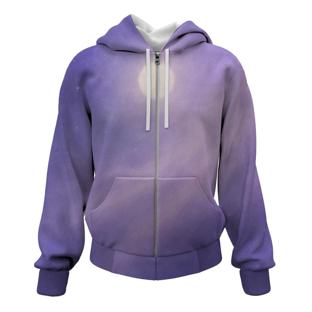 Moonlit Lavender Veil hoodies fashion