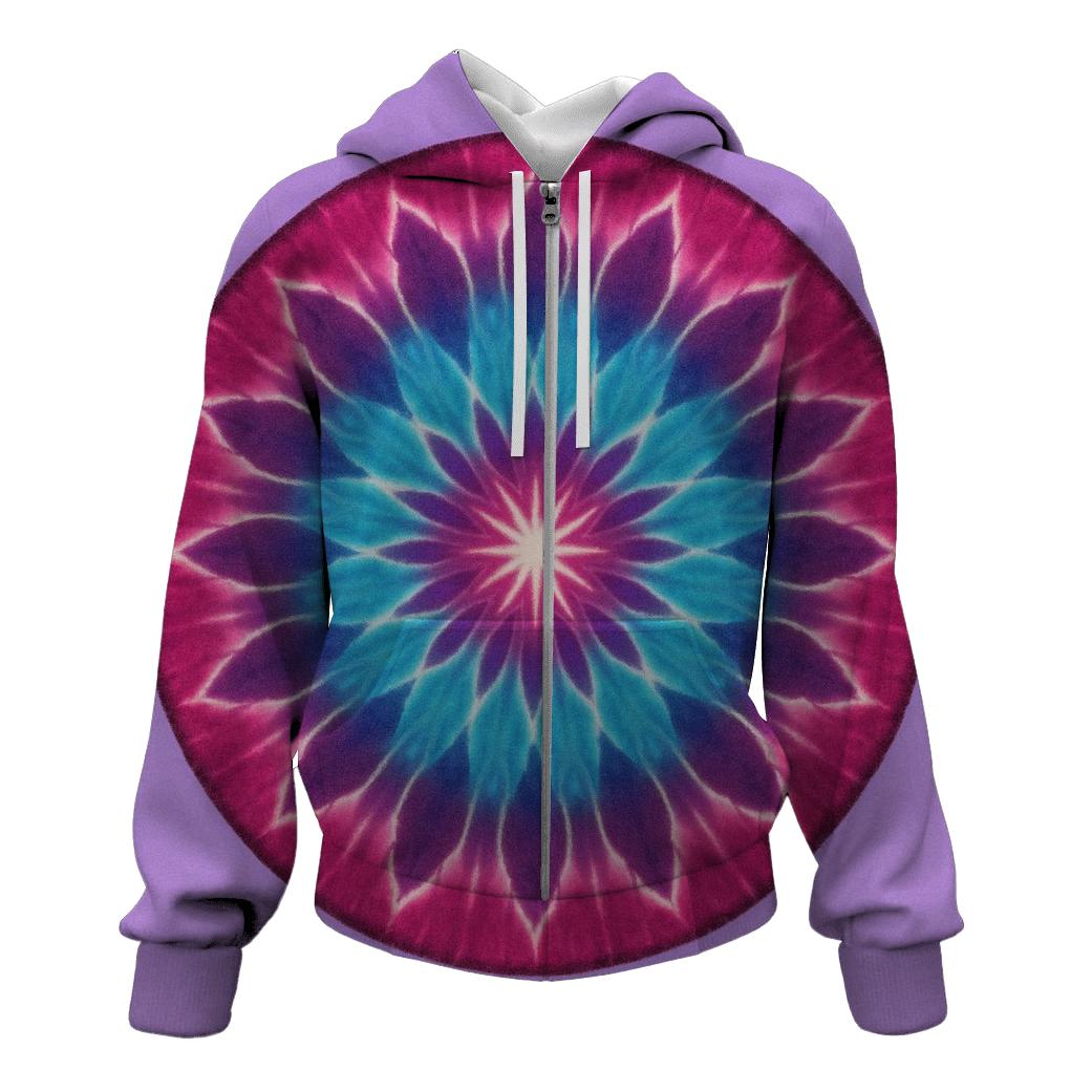 Mandala Sunburst Pulsar Crown hoodies fashion