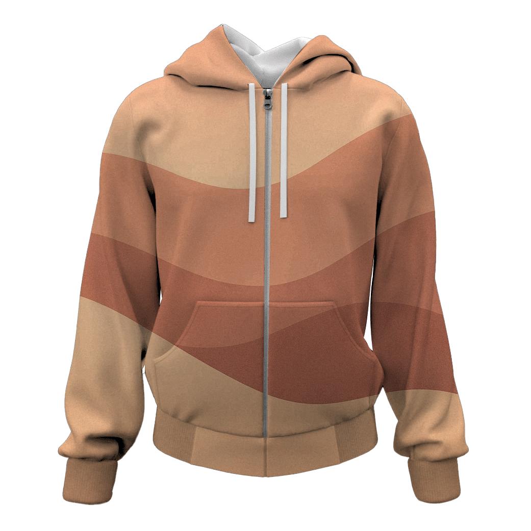 Desert Rose Dune Gradient graphic hoodies