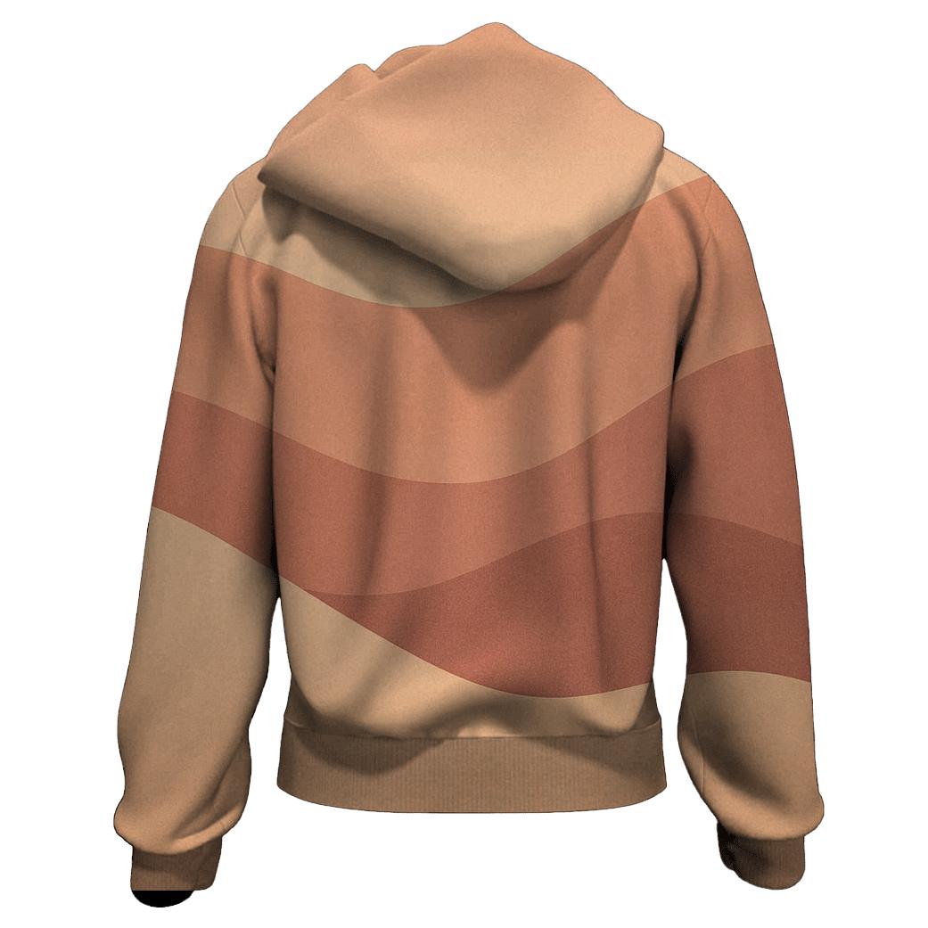 Desert Rose Dune Gradient graphic hoodies