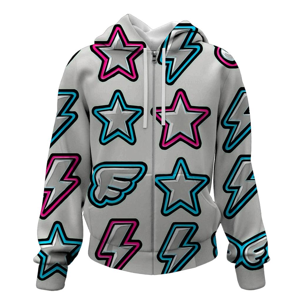 Chrome Lightning Sticker Icons hoodies fashion