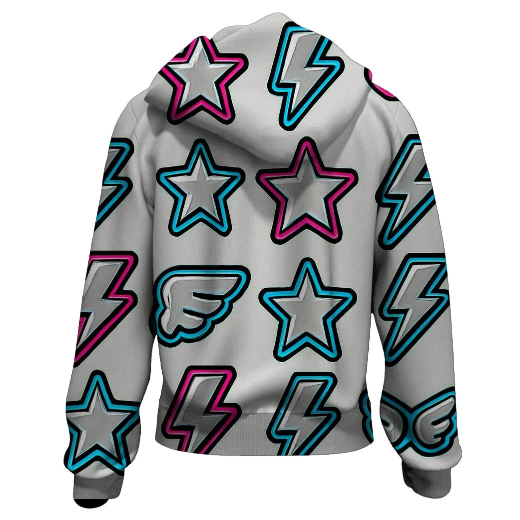 Chrome Lightning Sticker Icons hoodies fashion