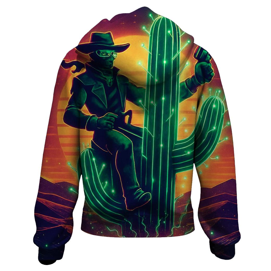 Cactus Circuit Rodeo zip-up hoodies