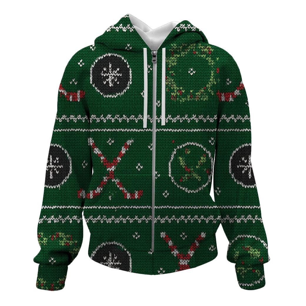 Holly Hockey Winter Match Design graphic hoodies