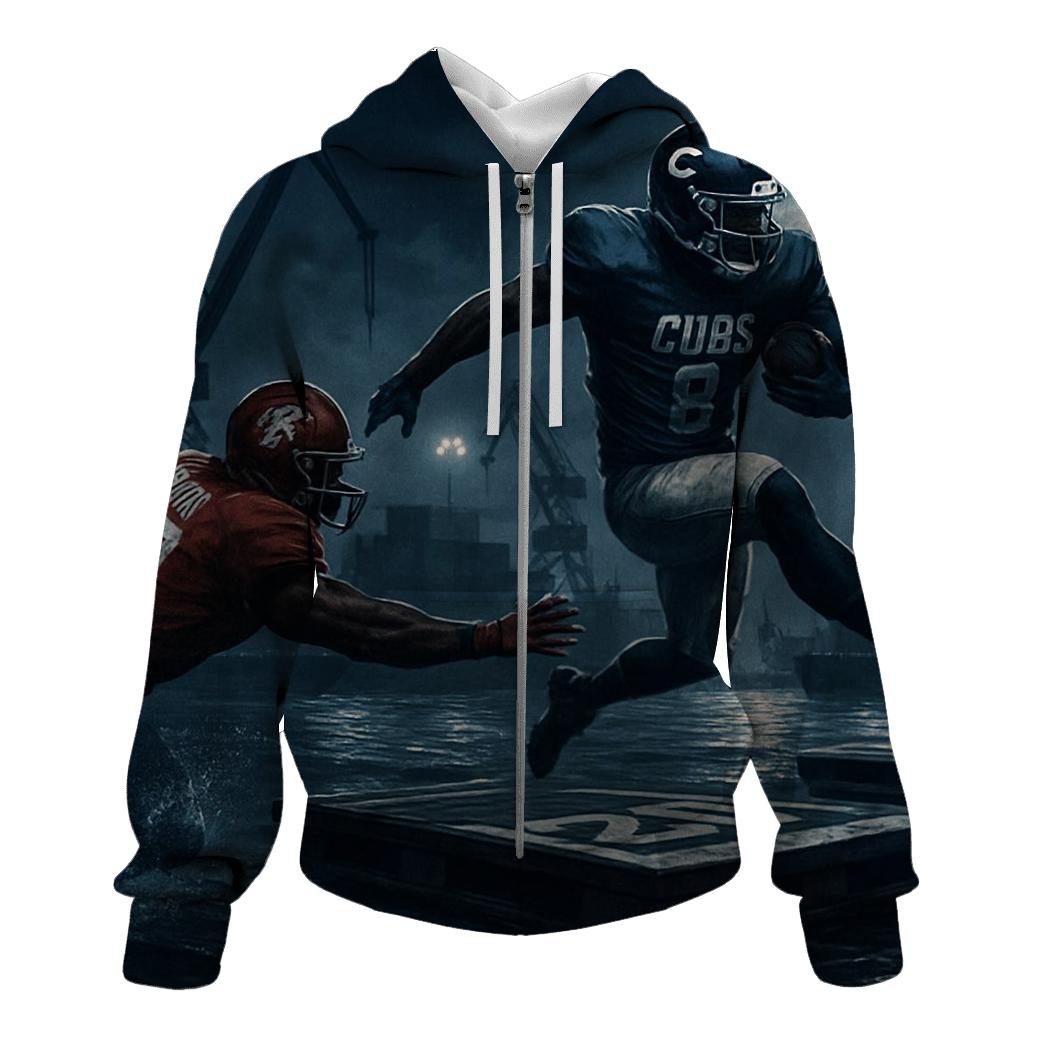 Harbor Night Match On Floating Cargo Pallets pullover hoodies
