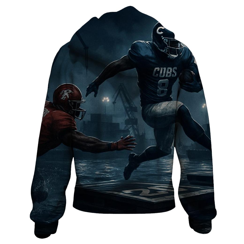 Harbor Night Match On Floating Cargo Pallets pullover hoodies