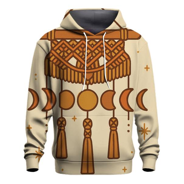 Macrame Moon Phases Wall Art heavyweight hoodies