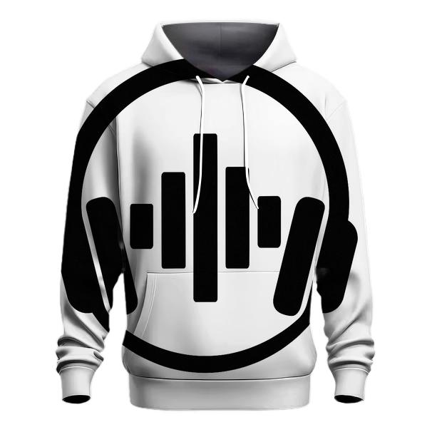Monochrome Headphone Halo hoodie trends