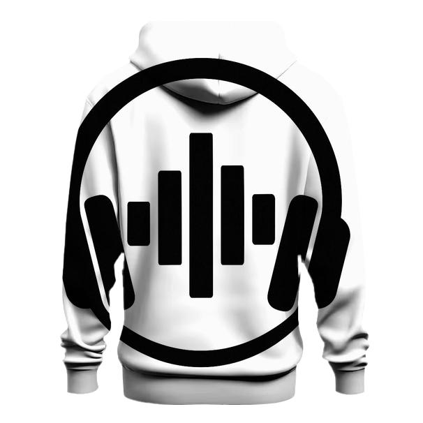Monochrome Headphone Halo hoodie trends