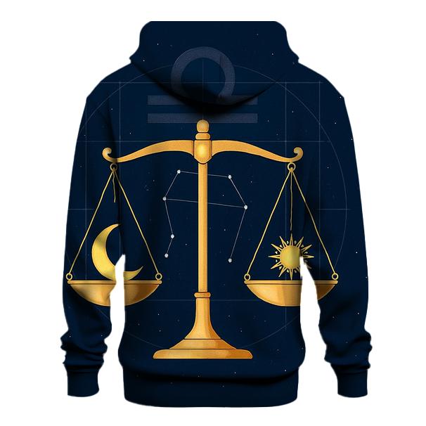 Libra Equinox Balance Star Scale custom hoodies