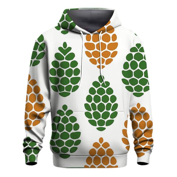 Pine Cone Cascade Columns heavyweight hoodies