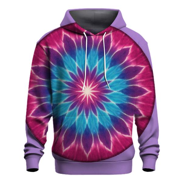 Mandala Sunburst Pulsar Crown graphic hoodies
