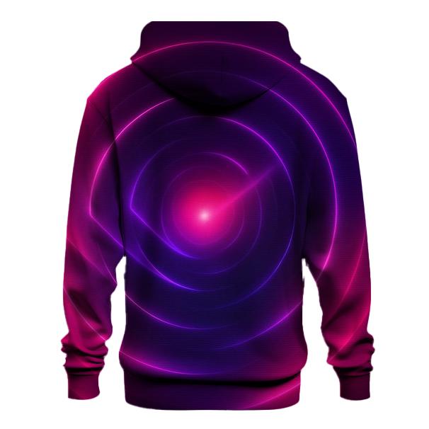 Neon Magenta Pulse Field lightweight hoodies