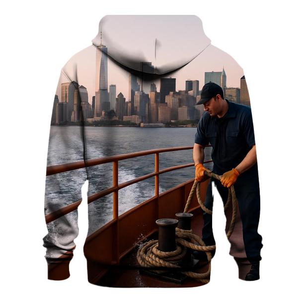 Ferry Wake Lines At First Light Near Battery Park hoodie trends