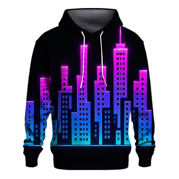 Equalizer Skyline Gradient heavyweight hoodies