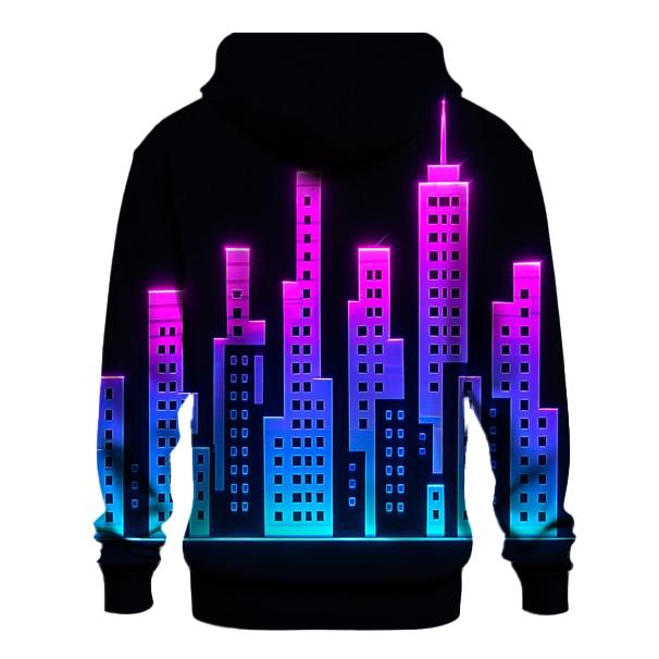 Equalizer Skyline Gradient heavyweight hoodies